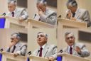 New Delhi: **COMBO* Chief Justice of India TS Thakur  during his speach at the inauguration of  Joint Conference of Chief Ministers and Chief Justices at Vigyan Bhavan in New Delhi on Sunday. PTI Photo by Shahbaz Khan(PTI4_24_2016_000064b)