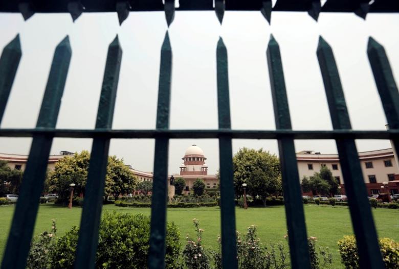 Supreme Court is pictured through a gate in New Delhi, India May 26, 2016. REUTERS/Anindito Mukherjee