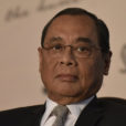NEW DELHI, INDIA - JANUARY 14: Chief Justice of India Ranjan Gogoi seen during thelaunch of book titled 'Beyond the Name Justice Y K Sabharwal, A fulfilling journey' on January 14, 2019 in New Delhi, India. The book has been written by V K Sabharwals sons. (Photo by Vipin Kumar/Hindustan Times via Getty Images)