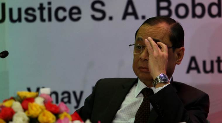 Chief justice of india Ranjan Gogoi at the Book release function of coffee table book on Architecture of Justice in Delhi. Express photo by Prem Nath Pandey 30 Nov 18 *** Local Caption *** Chief justice of india Ranjan Gogoi at the Book release function of coffee table book on Architecture of Justice in Delhi.